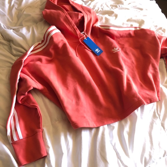 NWT Adidas Cropped Hoodie - Picture 7 of 10